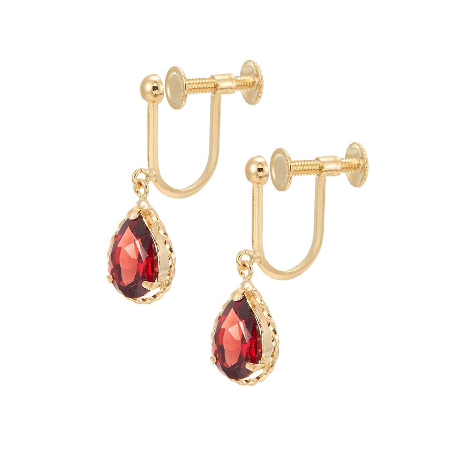 ジュエリーツツミ K10イエローゴールドアルマンダインガーネット