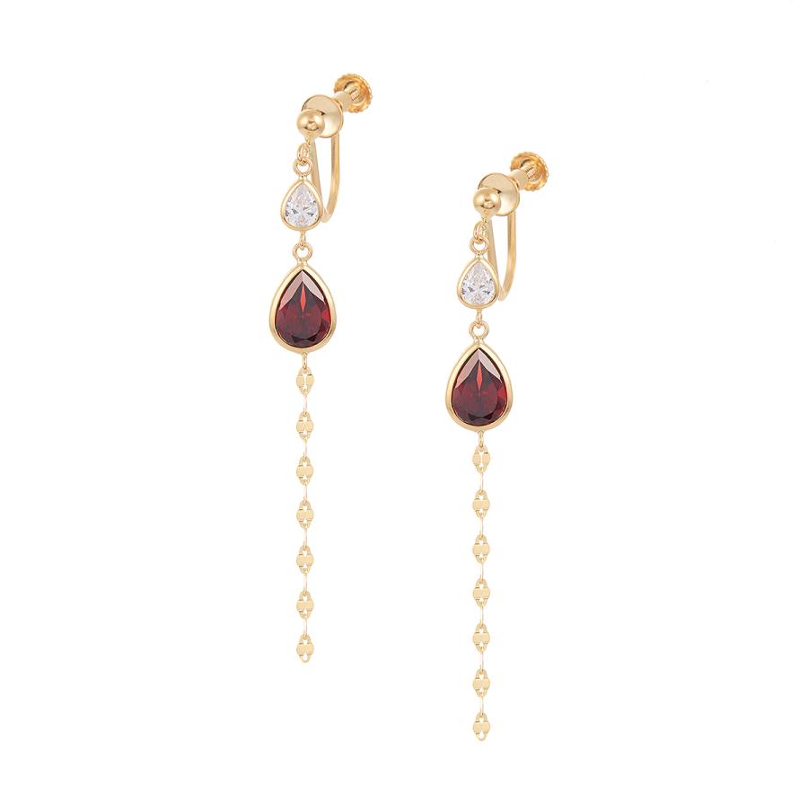 ジュエリーツツミ K10イエローゴールドアルマンダインガーネット