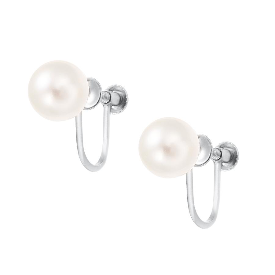 プラチナアコヤ真珠イヤリング（7mm） :RER397:ジュエリーツツミ Yahoo