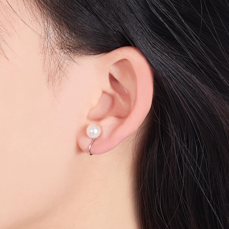 プラチナアコヤ真珠イヤリング（7mm） :RER397:ジュエリーツツミ Yahoo