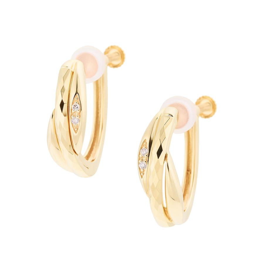 K10イエローゴールドダイヤモンドイヤリング(20240円)