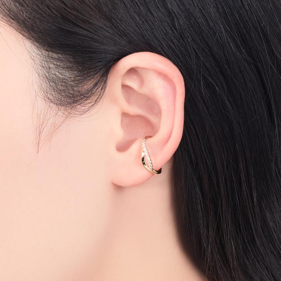 ローボード K10イエローゴールドダイヤモンドイヤーカフ（片側） 【A1657256900】(10400円)