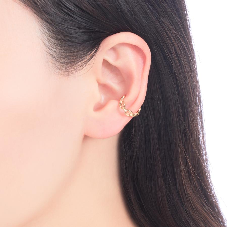 ジュエリーツツミ K10イエローゴールドイヤーカフ（片側