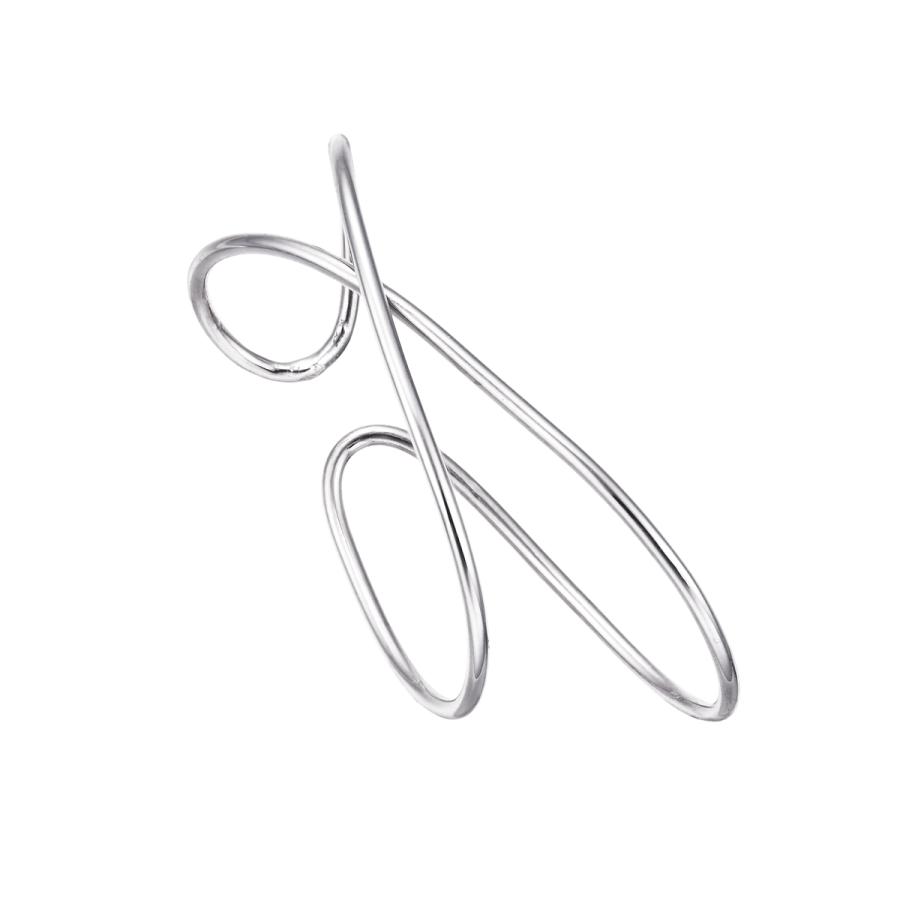 K10ホワイトゴールドイヤーカフ（片側） 