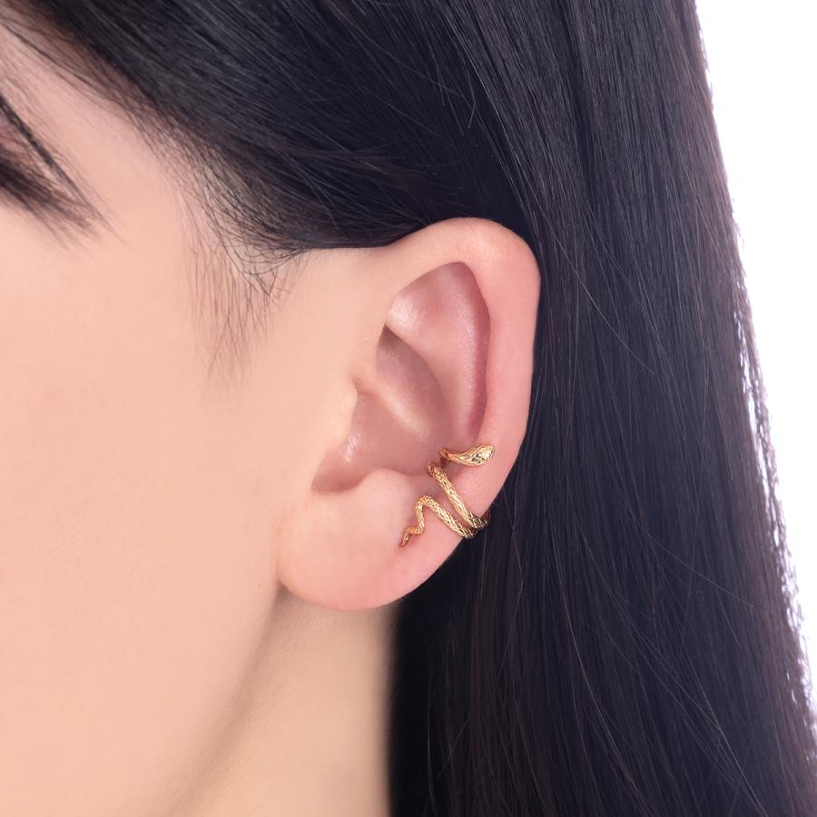 ジュエリーツツミ K10イエローゴールドイヤーカフ（片側