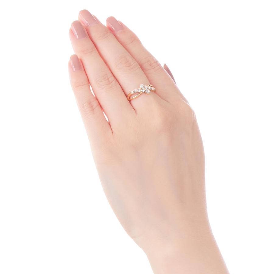 ジュエリーツツミ K18イエローゴールドダイヤモンドリング