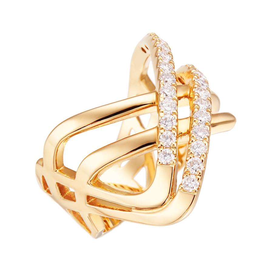 【クーポン】 K18イエローゴールドダイヤモンドリング 【WSO1824641368】(66300円)