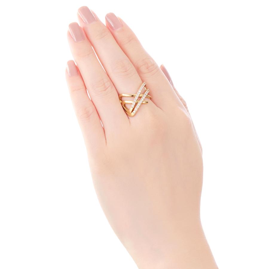 【クーポン】 K18イエローゴールドダイヤモンドリング 【WSO1824641368】(66300円)