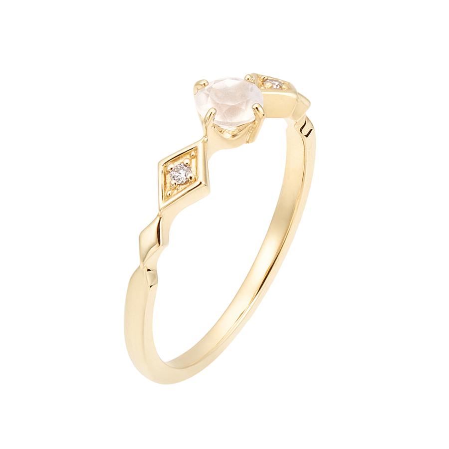 ジュエリーツツミ K10イエローゴールドブルームーンストーン