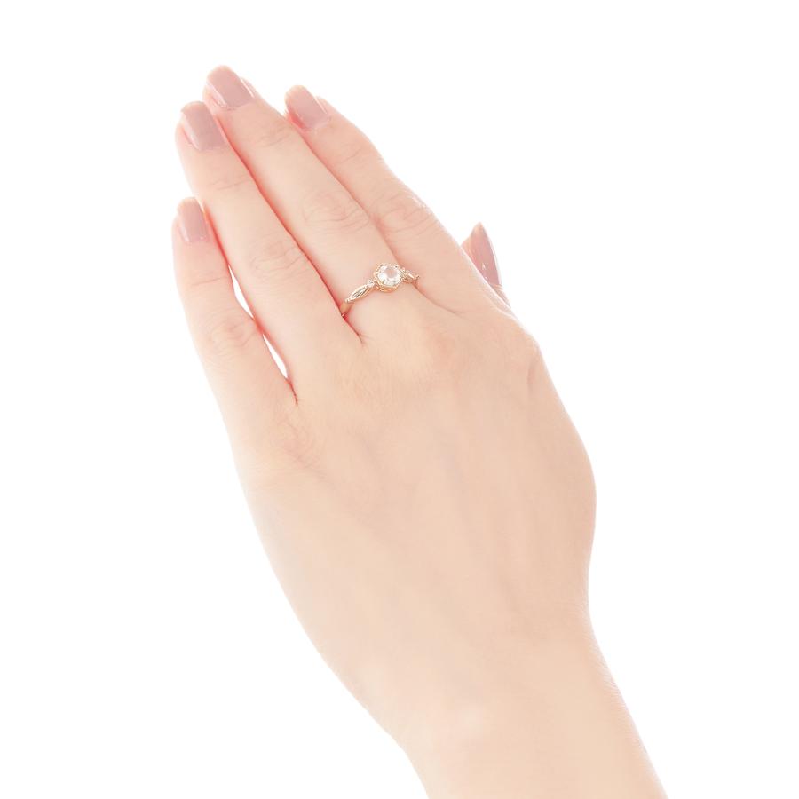 ジュエリーツツミ　10K ムーンストーン　イエローゴールド　リング　指輪　ツツミ K10イエローゴールドグレームーンストーンリング(RFR412-002