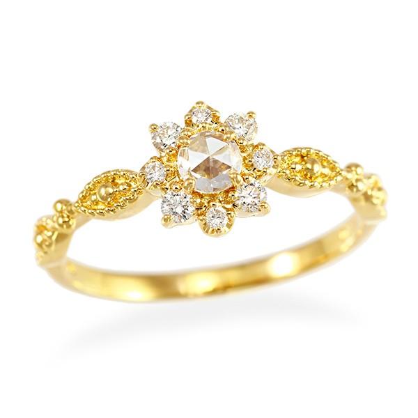 ★レア物 新品未開封 K18イエローゴールドダイヤモンドリング 【RIZ6976557898】(25350円)