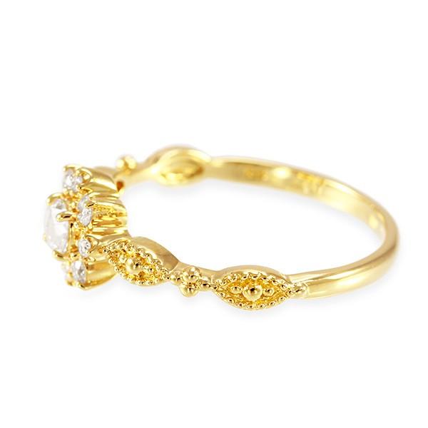 ★レア物 新品未開封 K18イエローゴールドダイヤモンドリング 【RIZ6976557898】(25350円)