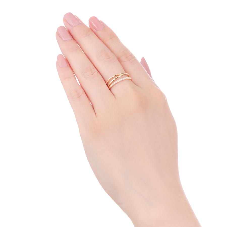 ジュエリーツツミ K10イエローゴールドダイヤモンドリング