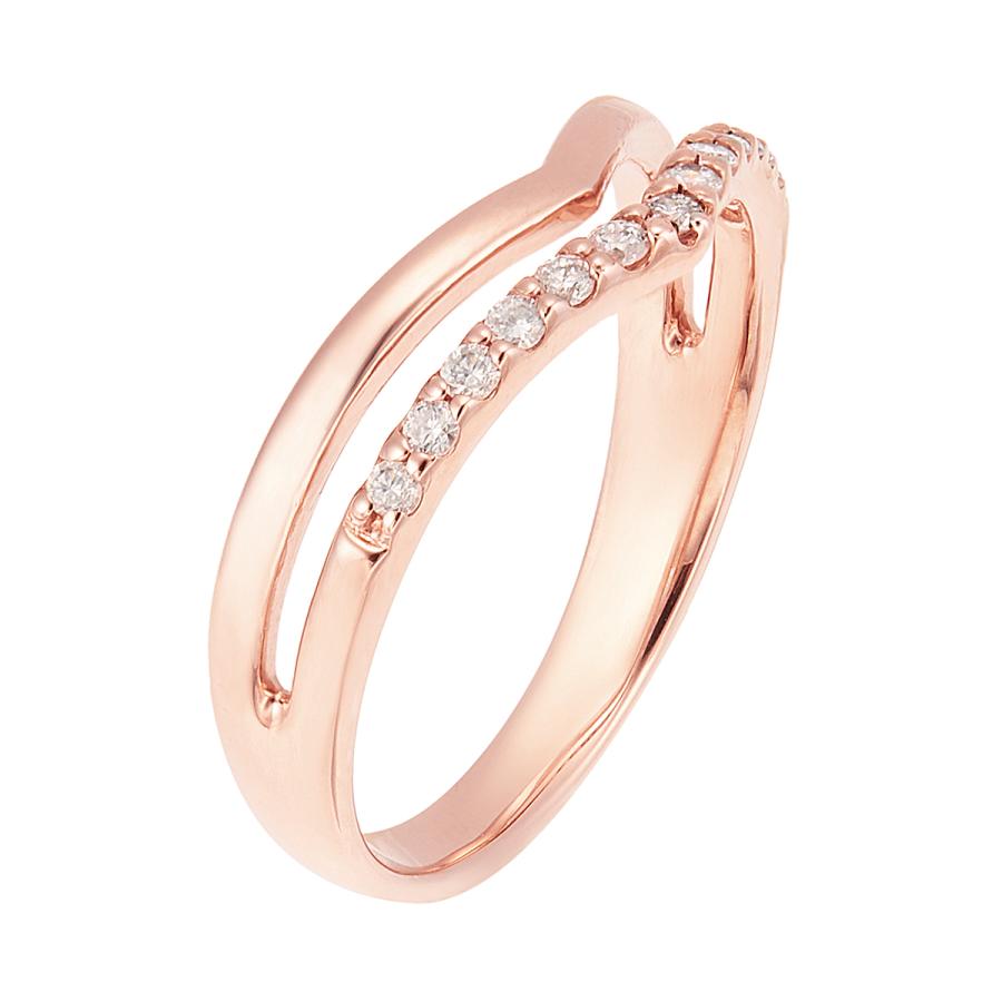 ジュエリーツツミ K10ピンクゴールドダイヤモンドリング（ピンキー