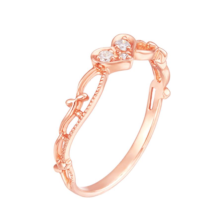 ジュエリーツツミ K10ピンクゴールドダイヤモンドリング : ジュエリー