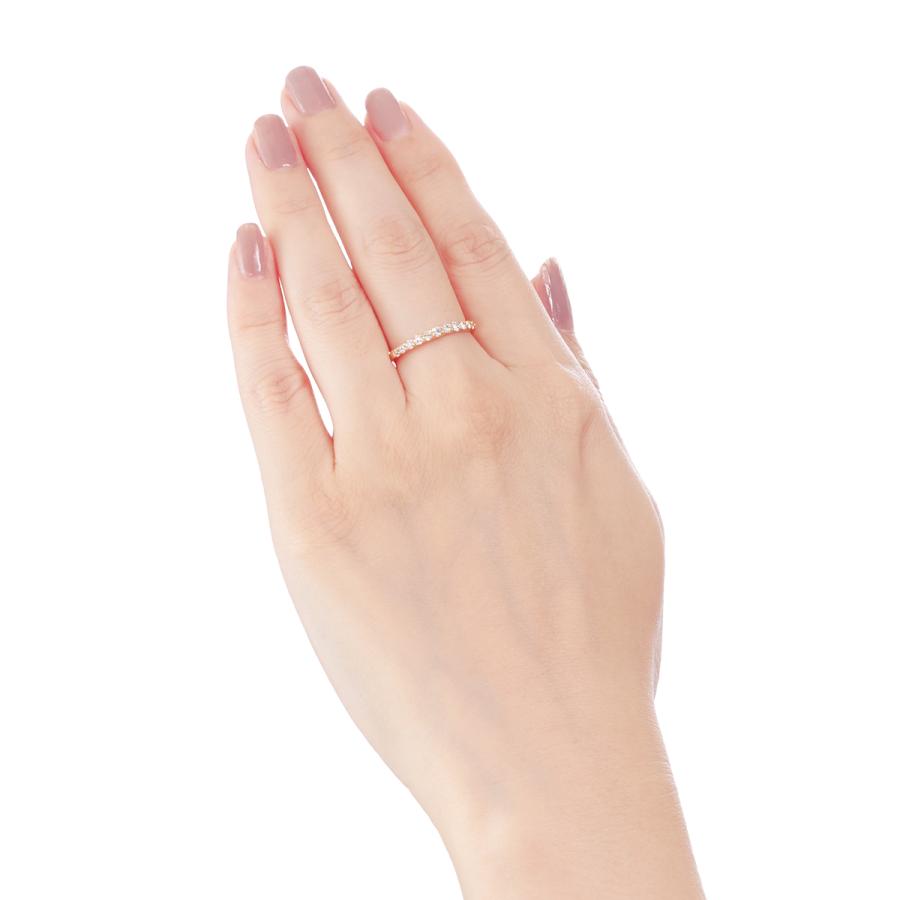 【新品 送料込み】 K18イエローゴールドダイヤモンドリング 【PE1307243246】(47500円)