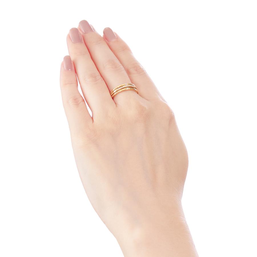 新入荷!!【日本未発売】 K18イエローゴールドダイヤモンドリング 【LW7719604130】(28050円)