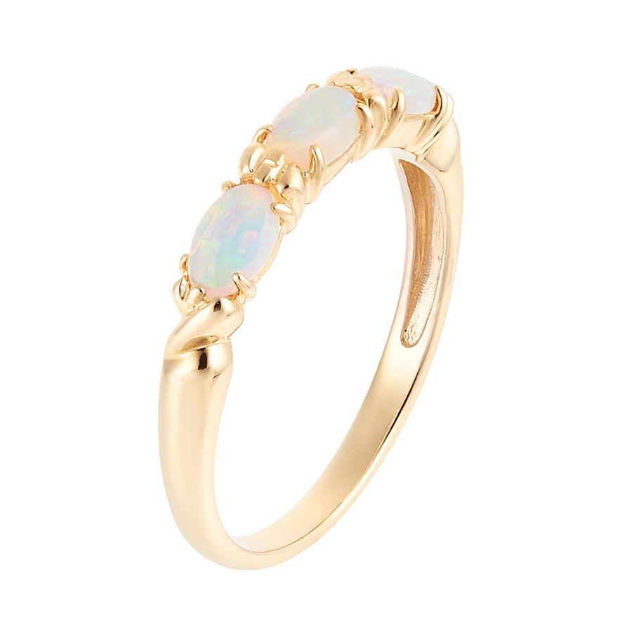 K10イエローゴールドオパールリング 