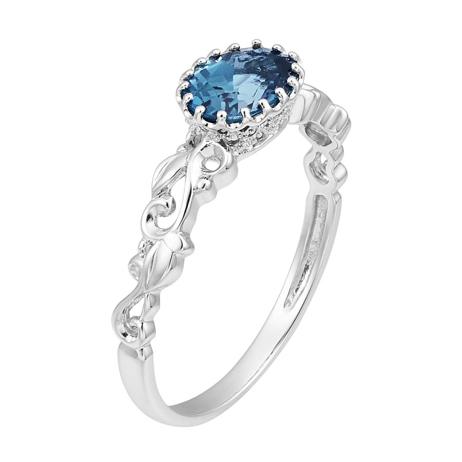 正規品 K10ホワイトゴールドロンドンブルートパーズリング 【1657234512】(10400円)