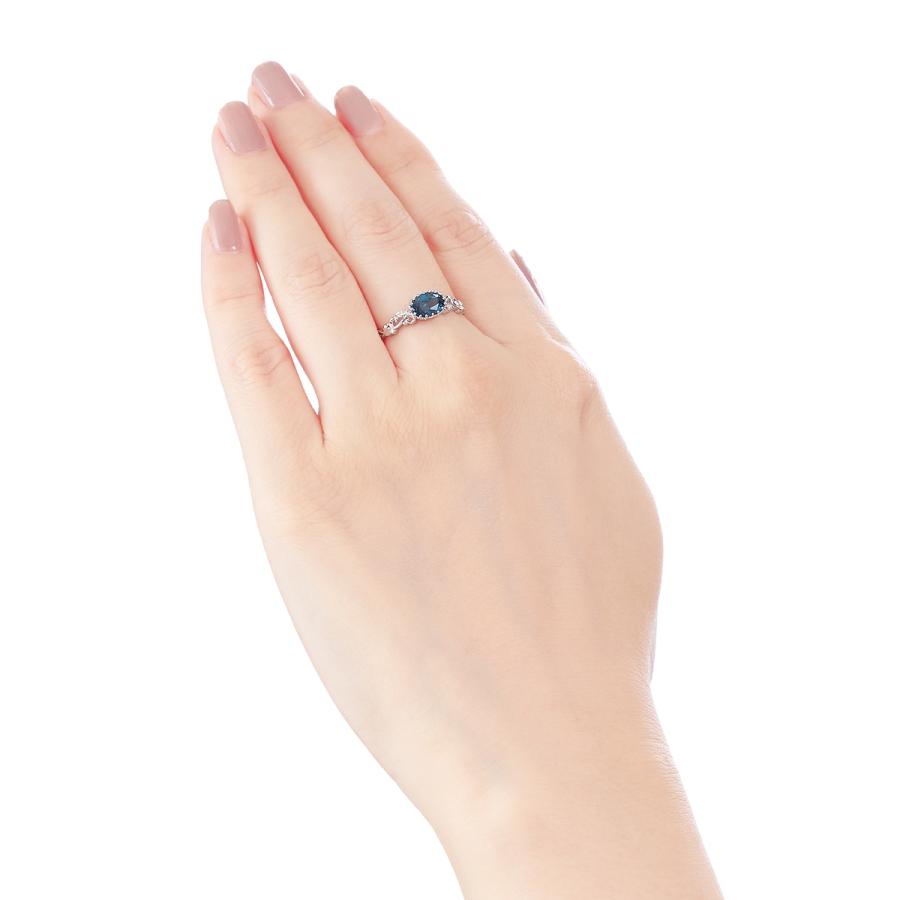 正規品 K10ホワイトゴールドロンドンブルートパーズリング 【1657234512】(10400円)