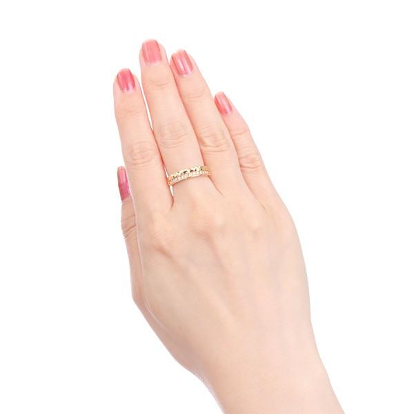 【ほぼ未使用】 K18イエローゴールドダイヤモンドリング 【J9874481737】(35880円)