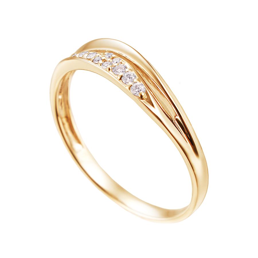 ジュエリーツツミ K10イエローゴールドダイヤモンドリング