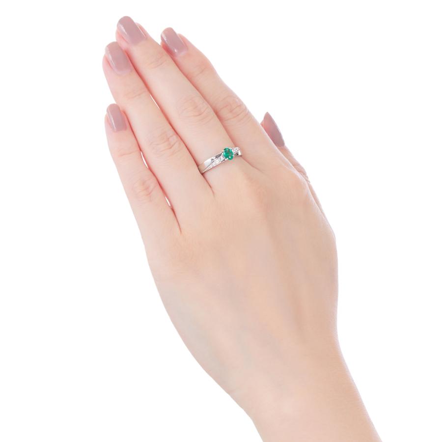 「超メルカリ市」 プラチナエメラルドリング 【CE2421828501】(88000円)