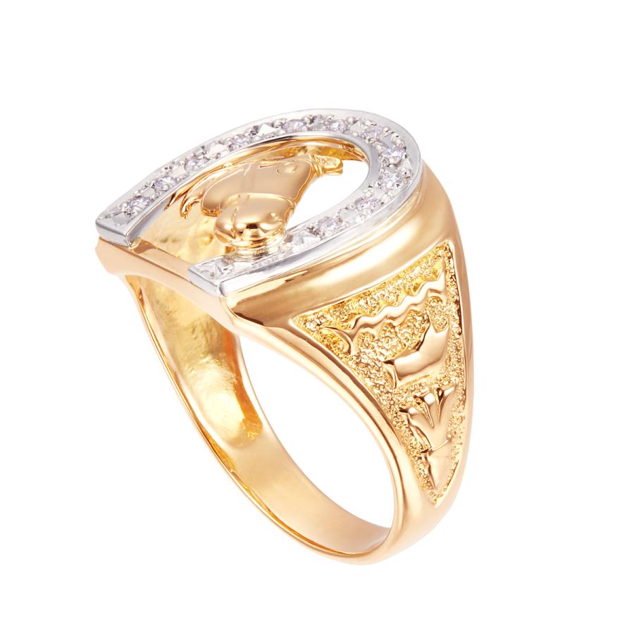 ジュエリーツツミ K18イエローゴールド/プラチナダイヤモンドリング