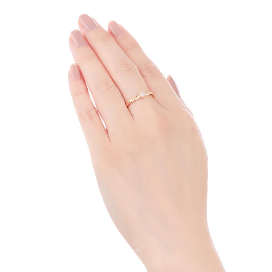 ジュエリーツツミ K18イエローゴールドダイヤモンドリング