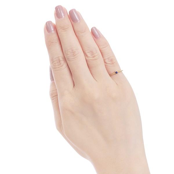 K10イエローゴールドラピスラズリリング ピンキーリング Rfr163 001 ジュエリーツツミ 通販 Yahoo ショッピング