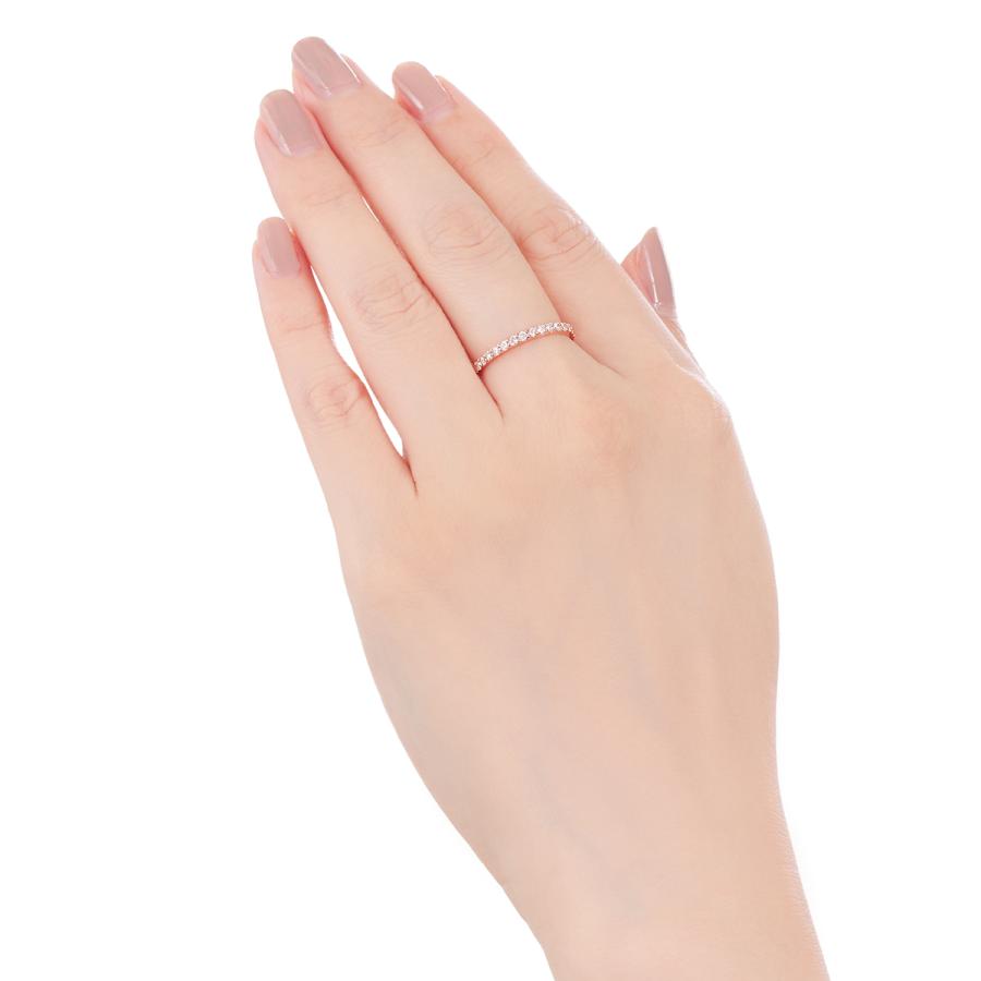 ジュエリーツツミ K10ピンクゴールドダイヤモンドリング K10ピンクゴールドダイヤモンドリング(RFR176-001)|TSUTSUMI