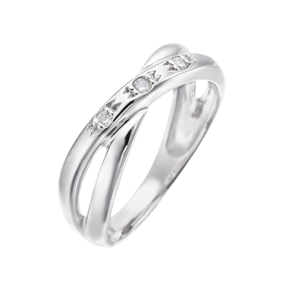 ジュエリーツツミ プラチナダイヤモンドリング（ピンキーリング