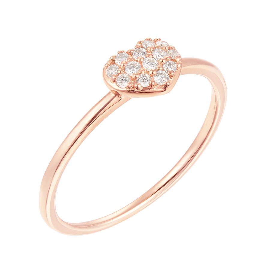 ジュエリーツツミ K10ピンクゴールドダイヤモンドリング