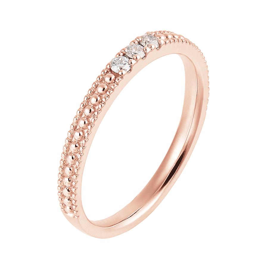 【新品訳あり】 K10ピンクゴールドダイヤモンドリング 【Q1832502122】(11500円)