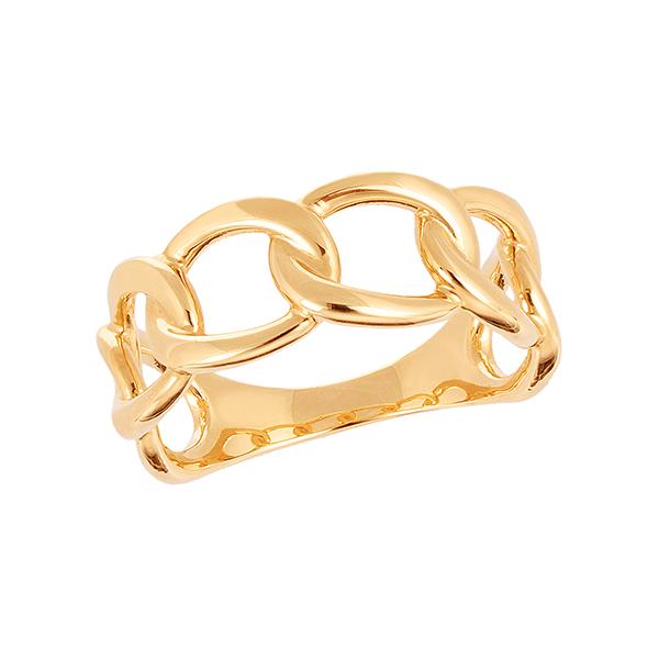 K18イエローゴールドリング(37400円)