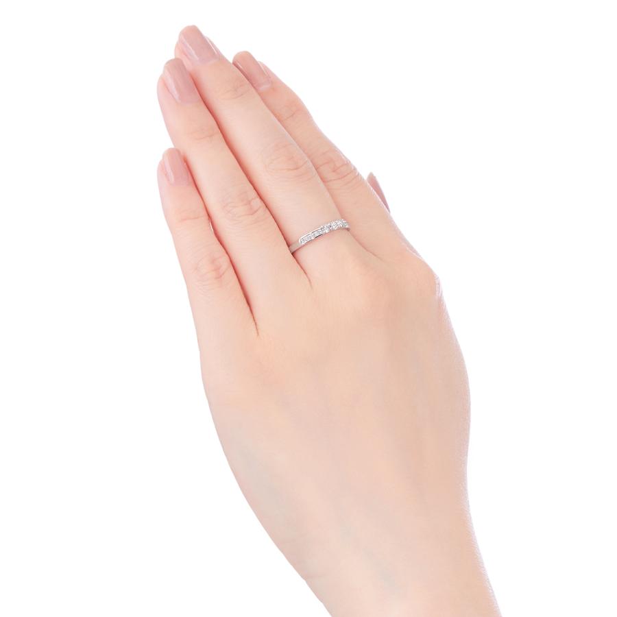 K10ホワイトゴールドダイヤモンドリング 