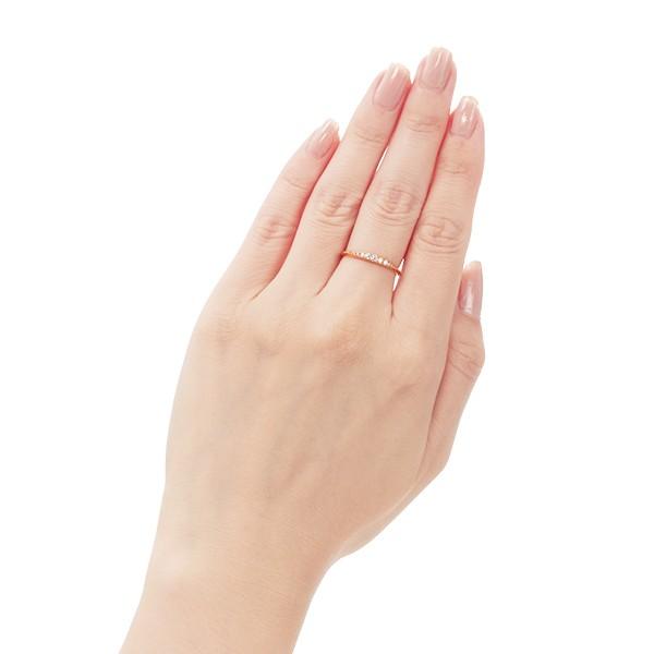 K18イエローゴールドダイヤモンドリング 