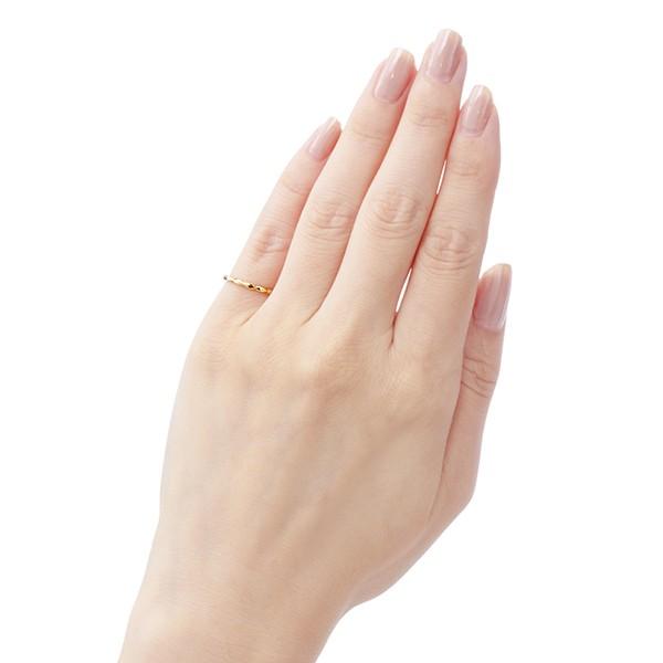 ジュエリーツツミ K10イエローゴールドリング（ピンキーリング