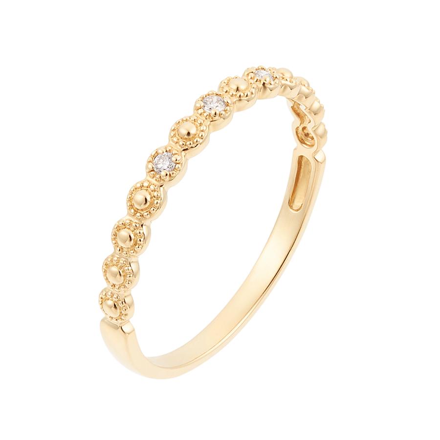 ジュエリーツツミ K10イエローゴールドダイヤモンドリング