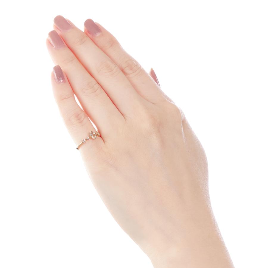 ツツミk18 ygチェーン風リング11号