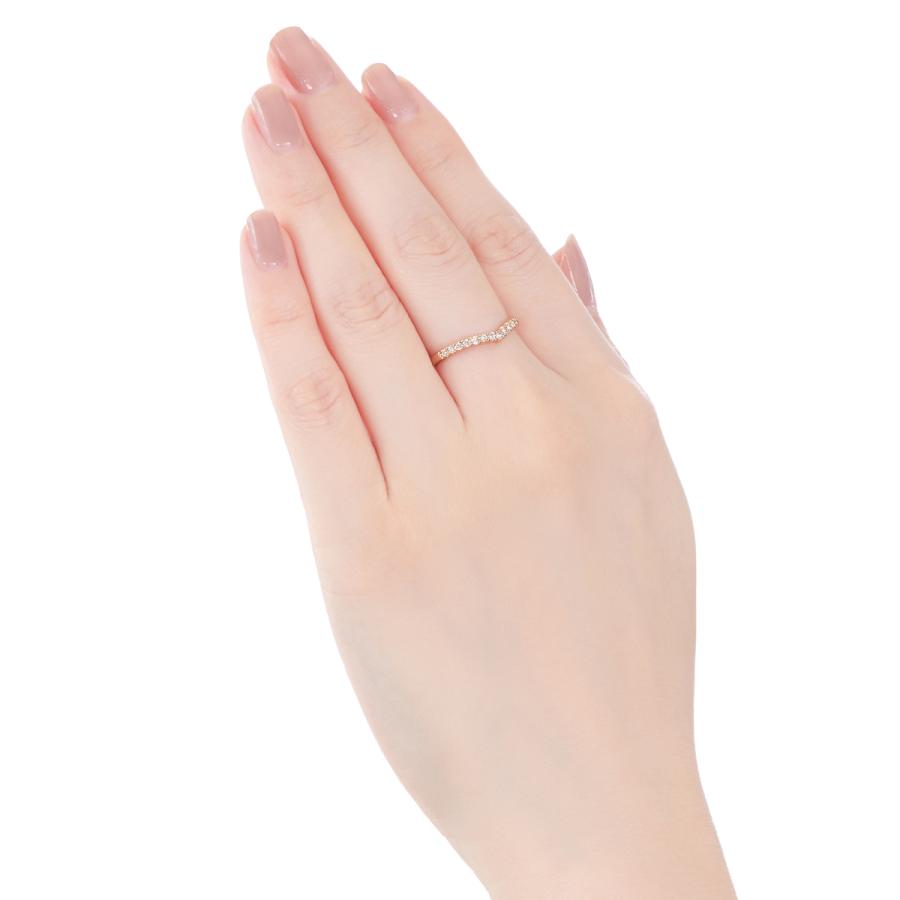 K10イエローゴールドダイヤモンドリング 