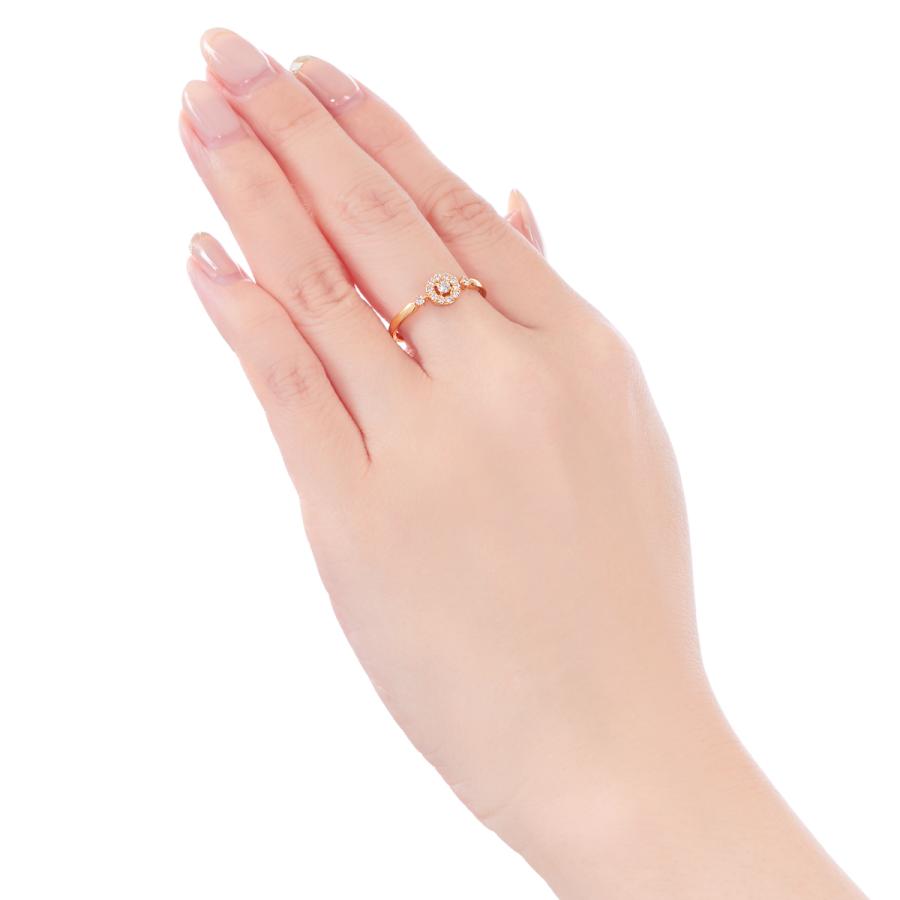匿名配送 K18イエローゴールドダイヤモンドリング 【LWH6659988413】(24200円)