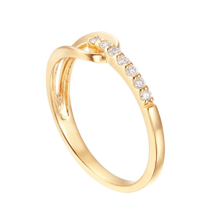 ジュエリーツツミ K10イエローゴールドダイヤモンドリング