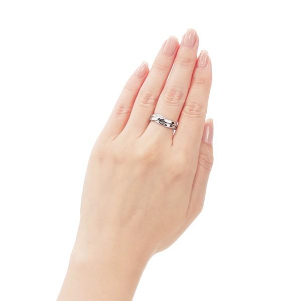 ジュエリーツツミ K10ホワイトゴールドダイヤモンドリング