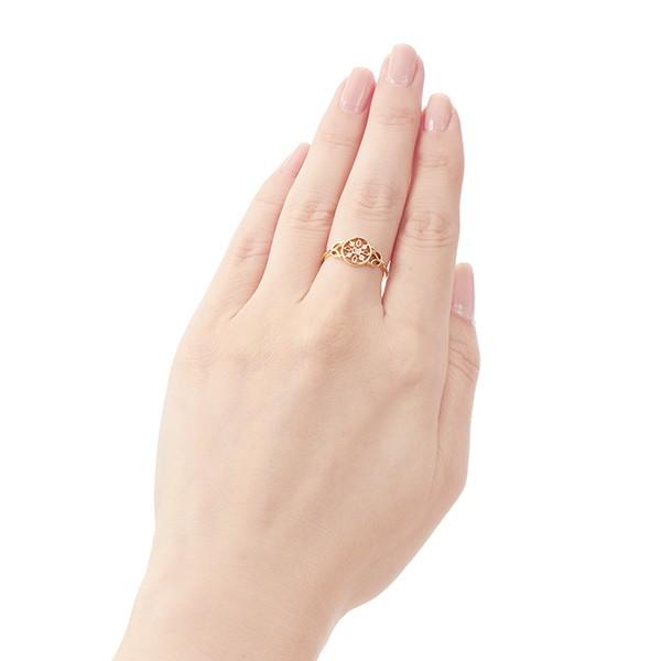 ジュエリーツツミ K10イエローゴールドダイヤモンドリング