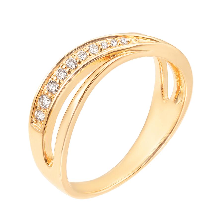 【新入荷】 K18イエローゴールドダイヤモンドリング 【FKP1052661039】(38250円)