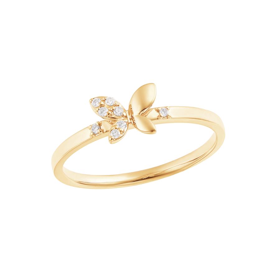 TSUTSUMI K10 ダイヤモンドリング ジュエリーツツミ K10イエローゴールドダイヤモンドリング