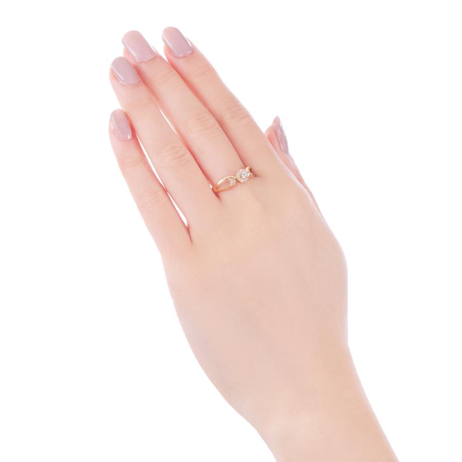 お買い得！ K18イエローゴールドダイヤモンドリング 【A7265412930】(26400円)