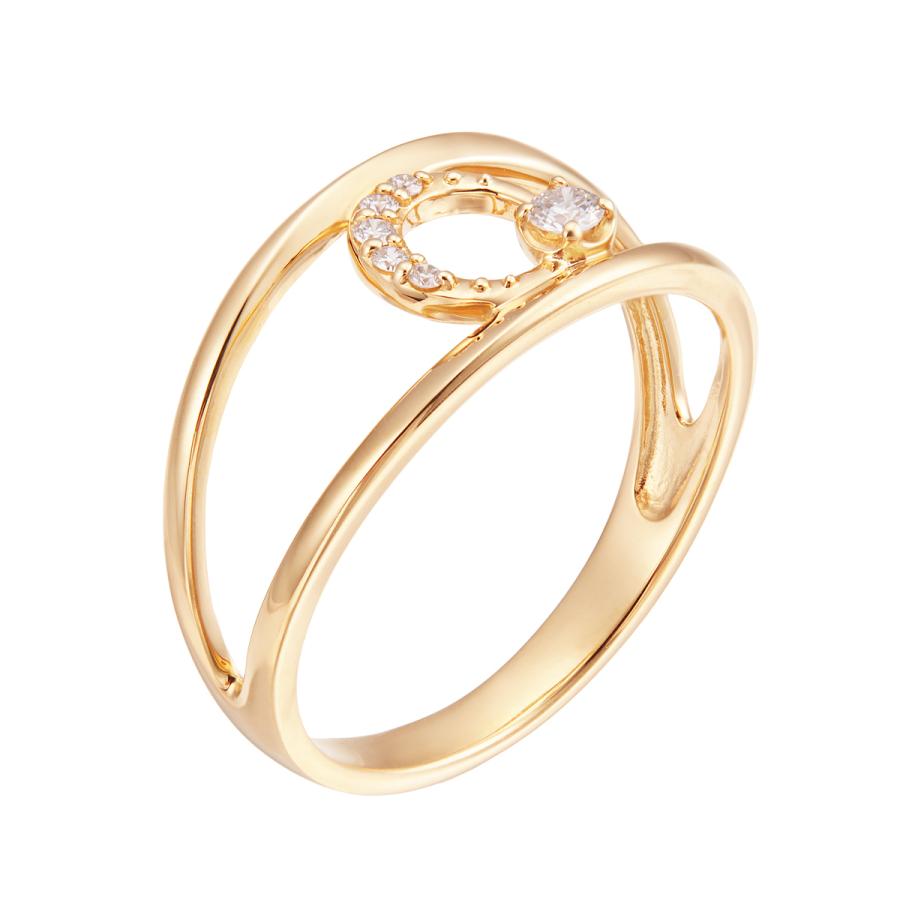 新春セール K18イエローゴールドダイヤモンドリング 【YW7513092784】(27300円)