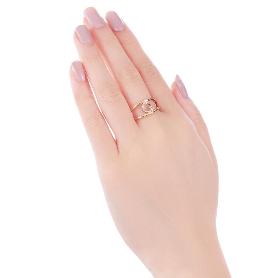 新春セール K18イエローゴールドダイヤモンドリング 【YW7513092784】(27300円)